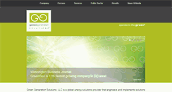 Desktop Screenshot of greengenerationsolutions.com