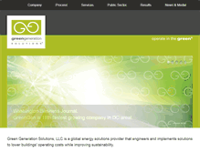 Tablet Screenshot of greengenerationsolutions.com